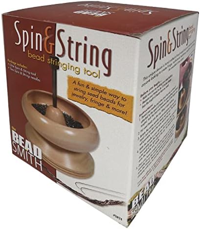 Beadsmith Spin & String Micro - kotač za predenje perlice -2,75 Visok, 2,5 prečnik - brzo i efikasno žici za