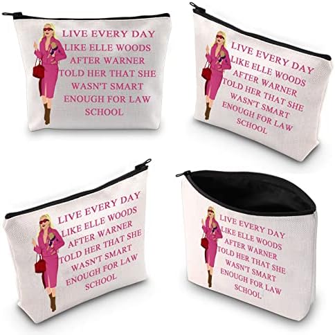 WZMPA TV show kozmetička torba za šminku TV emisija Ventilatori Davine uživo Svakog dana poput Elle Woods šminke
