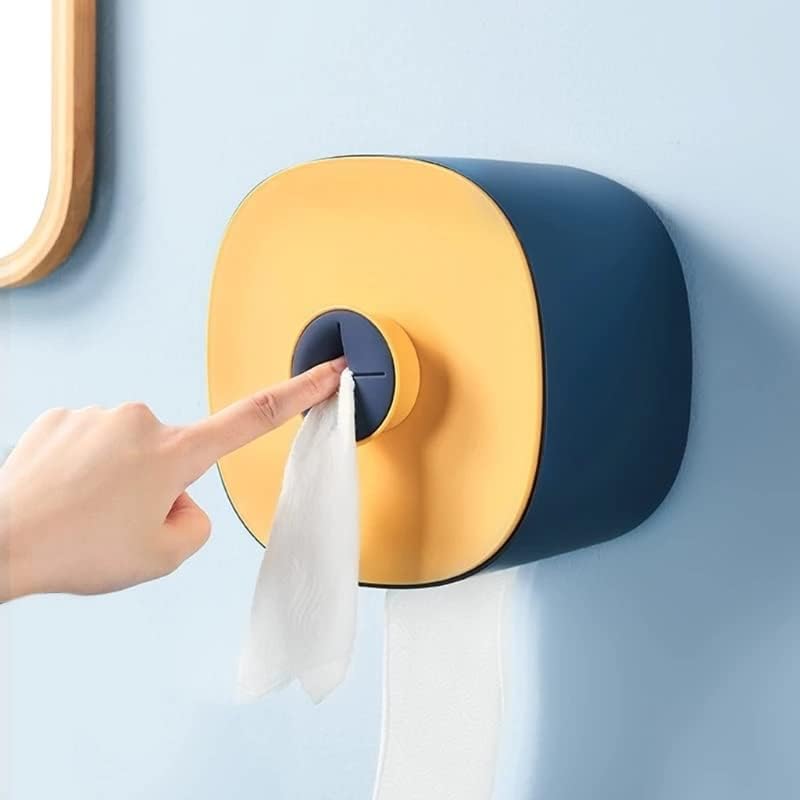 XXXDXDP samoljepljivi toaletni nosač papira Zidna montirana vodootporna kutija za pohranu tkiva Kupaonica Organizator