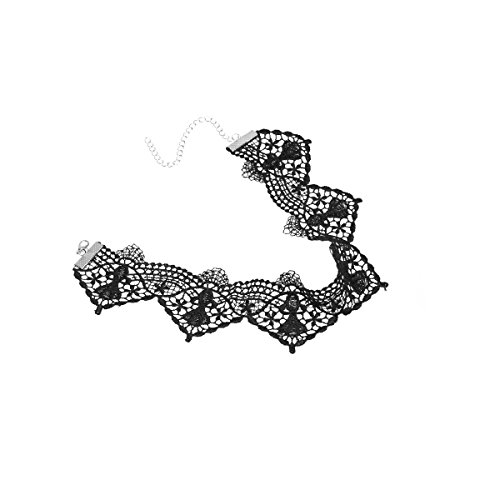 DoubleNine čipkasta ogrlica Crna Retro Gotička šuplja tetovaža ogrlica ručno rađena Viktorijanska svadbena oprema za žene djevojke