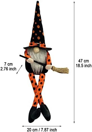 JackRuler Halloween Gnome Plush Tabela Dekoracije Tabela Decor Bezlična Lutka Dekorativni Ornament