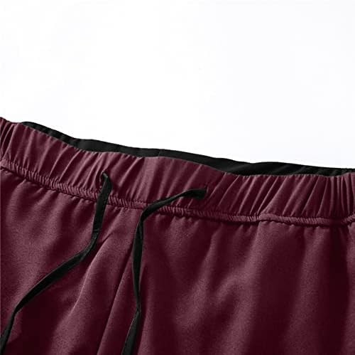 Cvjetni kratke hlače muškarci Sportske kolone COLORBLOCK kratke hlače Ležerne prilike na sredini struka s džepovima sa zatvaračem rođenim primitivnim