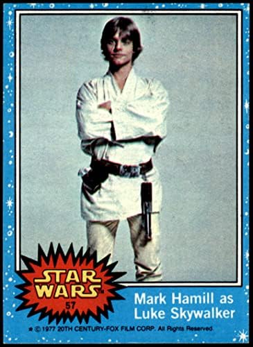 1977. topps 57 Mark Hamill kao luke Skywalker NM