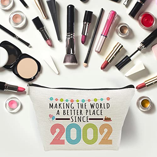 21. rođendanski pokloni za žene, smiješna 21-godišnja poklon torba za šminkanje, 2002. torbe