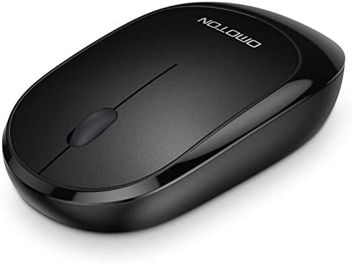 OMOTON Bluetooth miš za Mac, bežični miš za MacBook Air/Pro, tihi miš za MacBook, iPad, iPad Pro i Bluetooth Laptop, računar, PC, Notebook, Crni