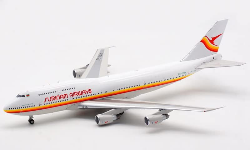 Inflight Surinam Airways za Boeing 747-300 PZ-TCM 1/200 DIECAST unaprijed izgrađen Model
