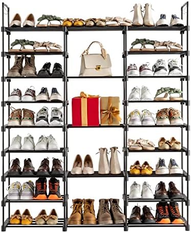 Maksimizirajte svoj prostor sa 9 slojeva za skladištenje cipela za ulaz - drži 50-55 pari cipela za cipele