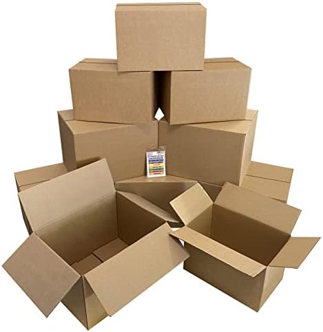 Uboxes Moving Box Combo Pack - 4 Smalls, 6 medija, & amp; pokretne oznake