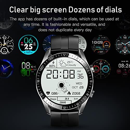 Smart Watch, SmartWatch Fitness Tracker za Android & IOS telefone sa praćenjem spavanja, 28 Sportski režimi, krvni kisik, AI glasovna kontrola, IP67 vodootporan