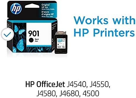 HP Original 901 kertridž sa crnim mastilom / radi sa OfficeJet J4500, J4680, 4500 serijom / CC653AN