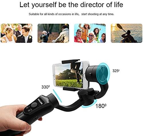 3 Axis ručni Gimbal stabilizator za smartphone Akcija kamera video zapis TIK YouTube tiktok tok Vlog Live