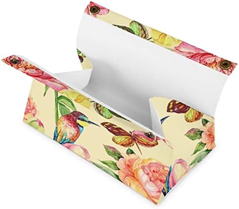 Ptični leptir tkiva kutija pokriva ukrasni dozator papira za ubrus za kućni uredski automobil