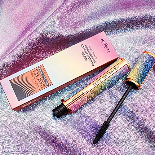 ZITIANY 4D Starry Sky Silk Fiber Lash maskara crna debela vodootporna Smudge Proof dugotrajna uvijanje prirodnih