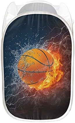 Upetstory košara za veš košarkaški dizajn sklopiva Odjeća korpa igračke skladište prenosiva kućna