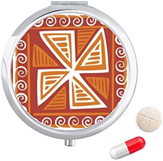 Smeđa Vjetrenjača Meksiko Totemi Kutija Za Pilule Drevne Civilizacije Džepna Kutija Za Pohranu Lijekova