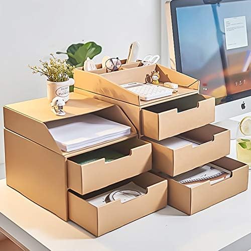 Anncus 1pc papirni ormar za pohranu stolna kutija za završnu obradu jednostavne knjige stojeća kutija za pohranu