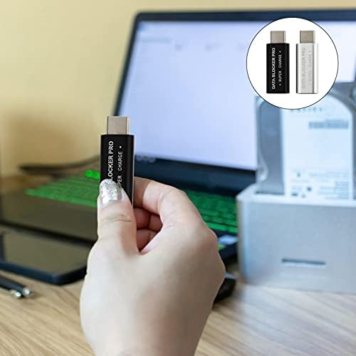 Solustre USB adapteri 4pcs blokator protiv USB-C adapter za ženski priključak Muški podaci za promjenu