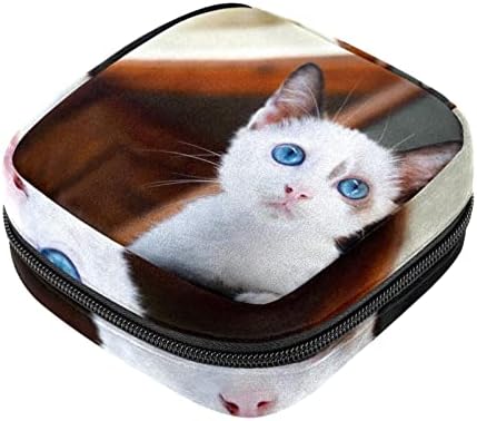 Torba za šminkanje Cat Pattern, kozmetička torba, Prijenosna toaletna torba za žene i djevojčice