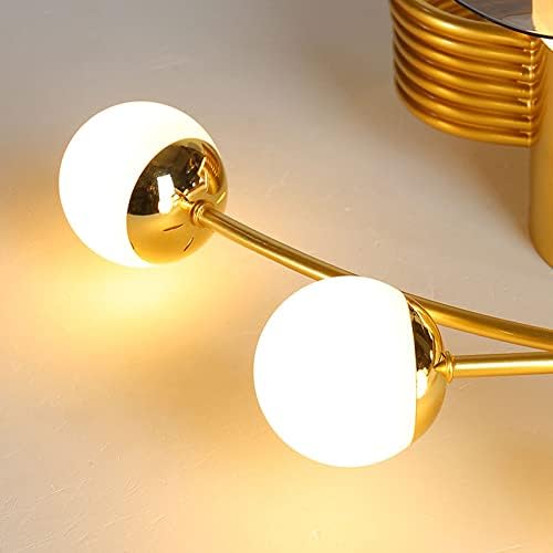 Fabrička cijena 7-svjetla Nordistična kovanica ventilator luksuz luksuznog akrilnog stropa ventilator lampica