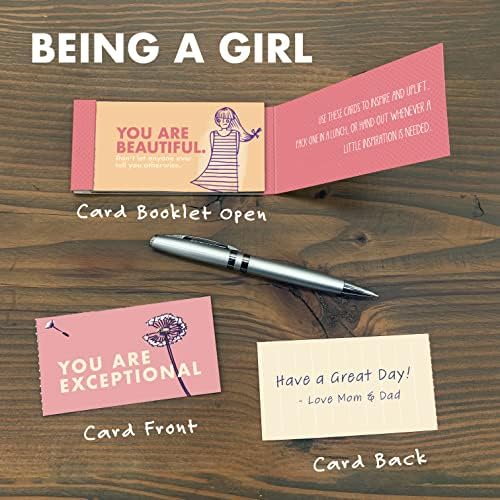 Nosama za ručak za djevojčice paket - 3 pakete od 20 jedinstvenih inspirativnih, motivacijskih
