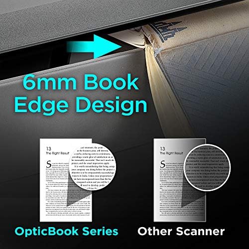 Plustek knjiga Scanner OpticBook 3800L eBookScan - intuitivan softver Bundle, High Scan Speed, Auto