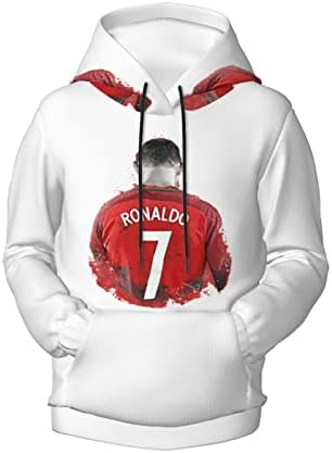Luja Dling Ronaldo # 7 CR7 modni duksevi sa kapuljačom za tinejdžere dječake Djevojke sa džepom