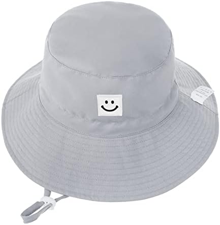 Baby Sun Hat Smiley Face Hat Toddler UPF 50+ Sunčana zaštitna kašika Hat Baby Boy Girl Ljeto Plaže Podesiva