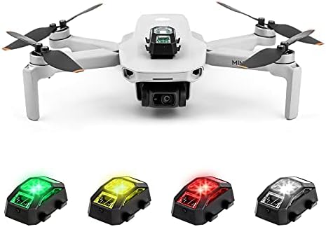 Lifoto Drone Stroboskopi, 4 boje rasvjeta protiv sudara Drone LED svjetla Noćna signalna lampica za DJI