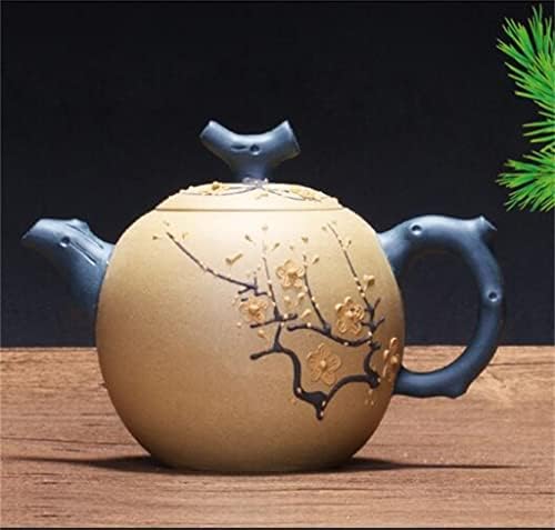 Debeli kineski čajnik retro ljubičasta glina lončasta ljubičasta pijesak 320ml Tea čaja malih čajnih tea