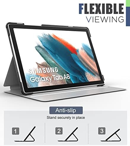 Case Moko FIT Samsung Galaxy Tab A8 10,5 inča 2022 [SM-X200 / X205 / X207], TOCK STAND FOLIO, uglovi