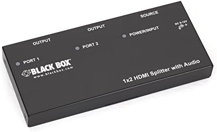 Crna kutija 1 x 2 HDMI razdjelnik sa audio