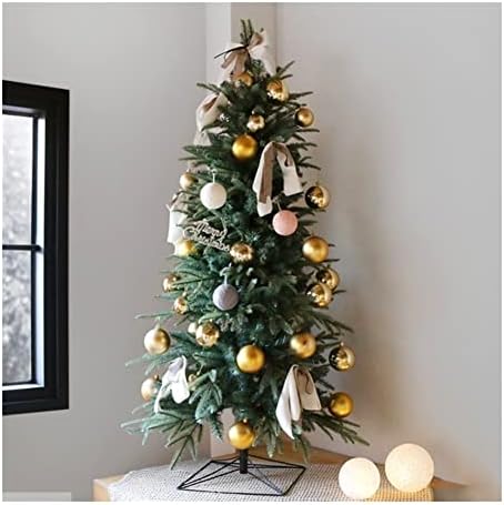 Indyah unaprijed osvijetljeno božićno drvce, vrhunsko umjetno božićno drvce, metalni štandovi i zglobovi, dekorativno stablo stablo za kućnu kancelariju