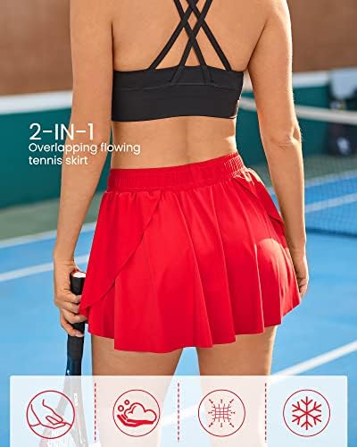 G4Free ženski tenis suknje Flowy Butterfly Hotsas Atletic Work Golf Skorts suknje sa džepovima