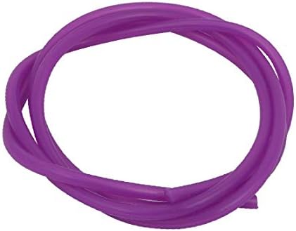 X-dree 2mm x 4mm Dia Visoka silikonska cijev za crijevo za cijev gume Purple 1m dugačak (Tubo u Gomma po