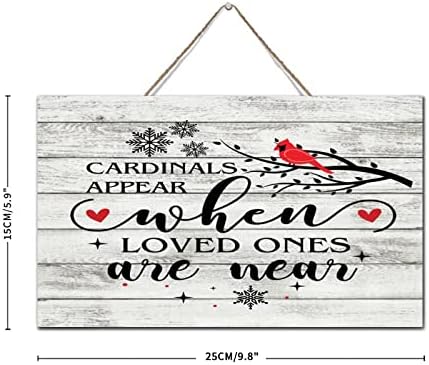 Kardinali se pojavljuju kada su voljena osoba u blizini personaliziranog zidnog dekor Drveni