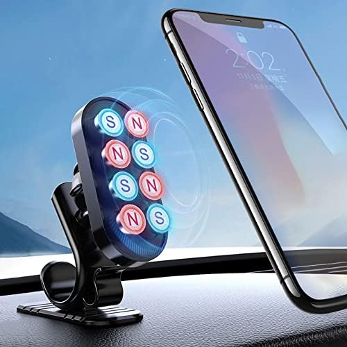 Autobelitni nosač telefona 360 ° okretni višenamjenski sklopivi magnetni nosač telefona za automobil