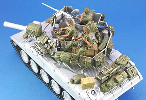 Goodmoel 1/35 Vijetnamski rat komplet modela Američkih tenkovskih vojnika Resin Soldier / Nesastavljeni