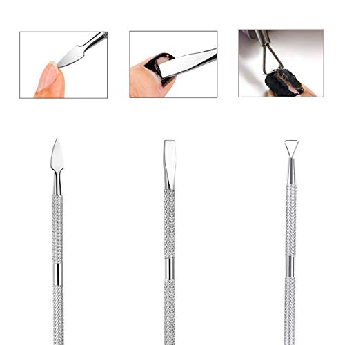 6kom set potiskivača zanoktica, komplet za uklanjanje zanoktica od nerđajućeg čelika, rezač i trimer alati