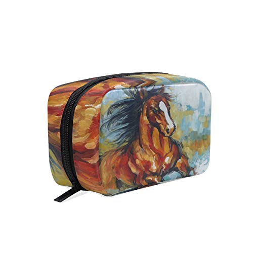 Ujedinjene torbe za šminku za konju Prijenosna torba za kozmetiku Travel Kozmetički organizator Toaletna torba