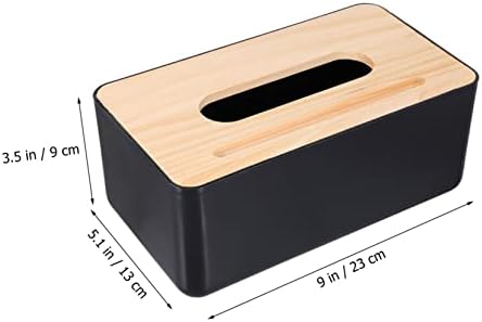 VeeMoon papirna kutija sa drvenim poklopcem kutija za auto stalak za stalak za radne površine