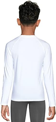 Tsla Kid's & Boy's Cool Suhe dugih rukava, košulje za vezu, majica sportske osnovne boje