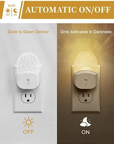 Doresshop LED noćno svjetlo, Baby Night Light [4 paketa], uključite noćno svjetlo sa automatskim senzorom