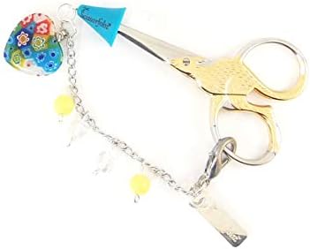 Fobs makaze s škarama kolekcije Scissorfobz-Elegant - Ključna prstena Ključna narukvica na narukvicu