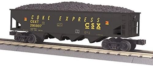 MTH vozovi; MIKES željeznička kuća CSX 4 Bay Hopper W / Load