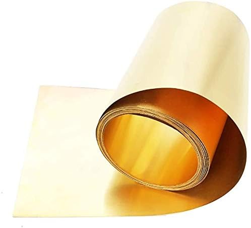 NIANXINN Mesingani folijski lim Band bakar pojas koža bakar metal radni 0.2 mm, 0. 2mm50mm5m Lim od čistog bakra