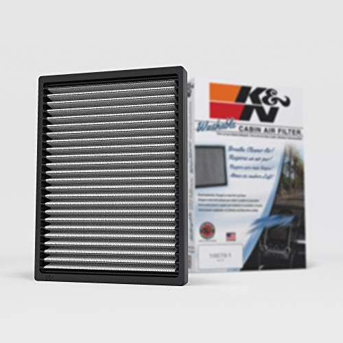 K & N kabinski filter zraka: Premium, prati se, čist protok zraka do kabine za zamjenu filtera za vazduh i vrhunski