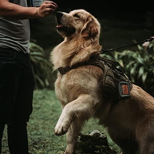 Soa.co - voštani platno doggy poop torba Držač patentni pas otpadni torbica mali tretman nosač povodljivi pričvršćivanje za šetnju treninga koji trče planinarenje