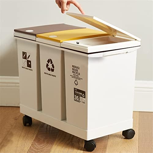 Slsfjlkj kantu za smeće sortiranje otpadnih kanti za smeće kutni kutak kanta za smeće Podni prostor za spavanje vlažnog suha sortirano s točkovima