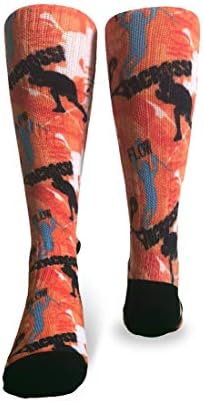 Boys Socions Boys Socks, Lacrosse Boys Čarape za posade, veličine 6-12 godina - Zabavne čarape