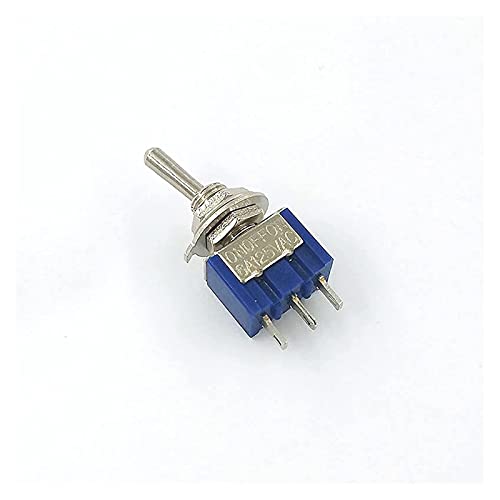 Svapo 10pcs Prebaci prekidač na 3 pin 3 Pozicija Mini zasuivanje MTS-103 AC 125V / 6A 250V / 3A prekidač za napajanje SPDT Auto Automatski